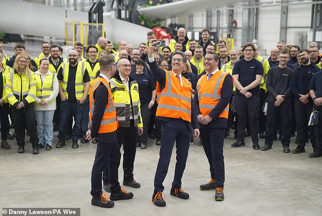 Ed Miliband claims plans to carpet the UK with pylons is ‘the right thing for the country’ as Tories warn ‘rush’ to decarbonise the grid will ’cause more hardship for people’
